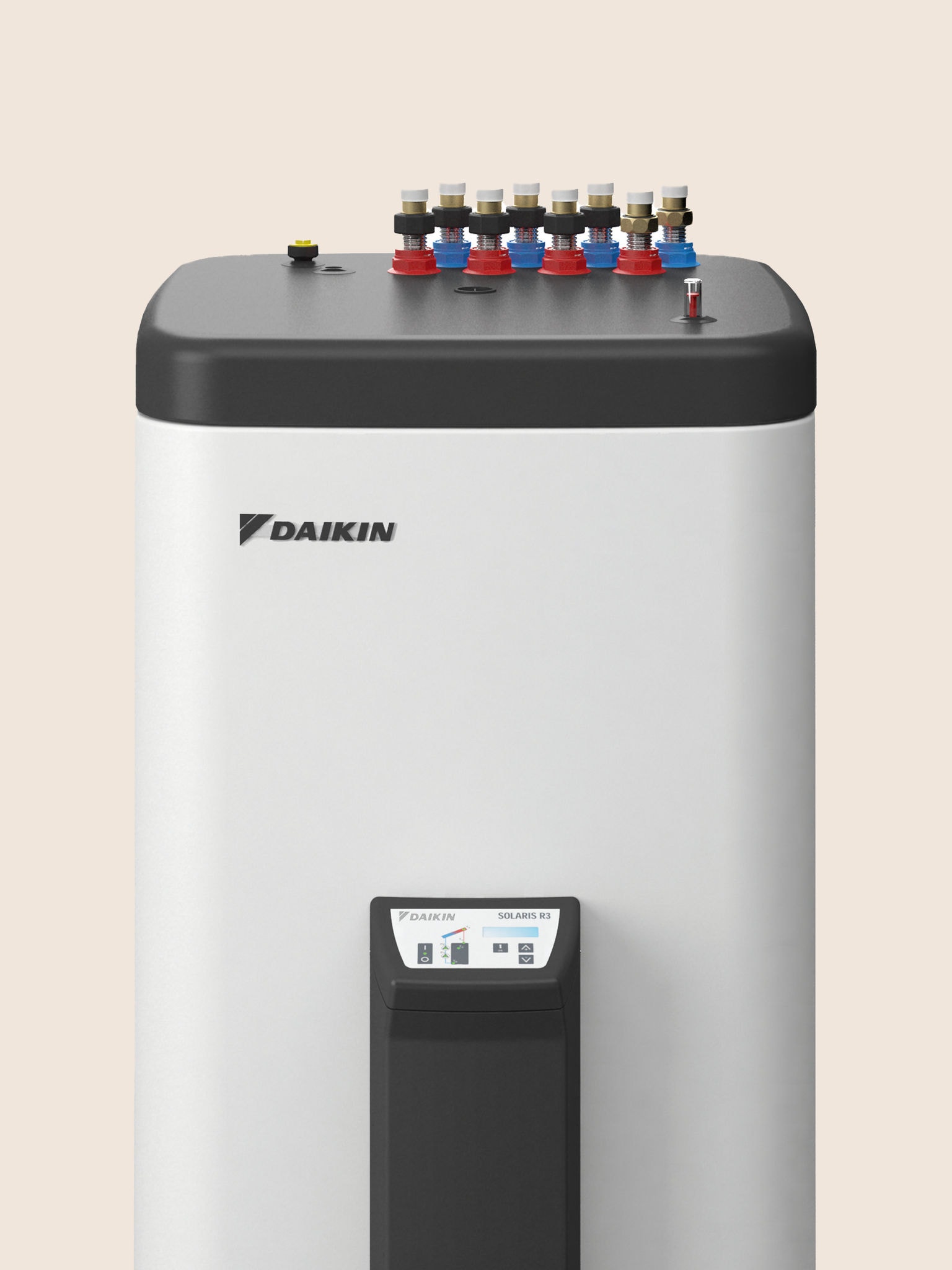 Vue avant d'un accumulateur thermique.