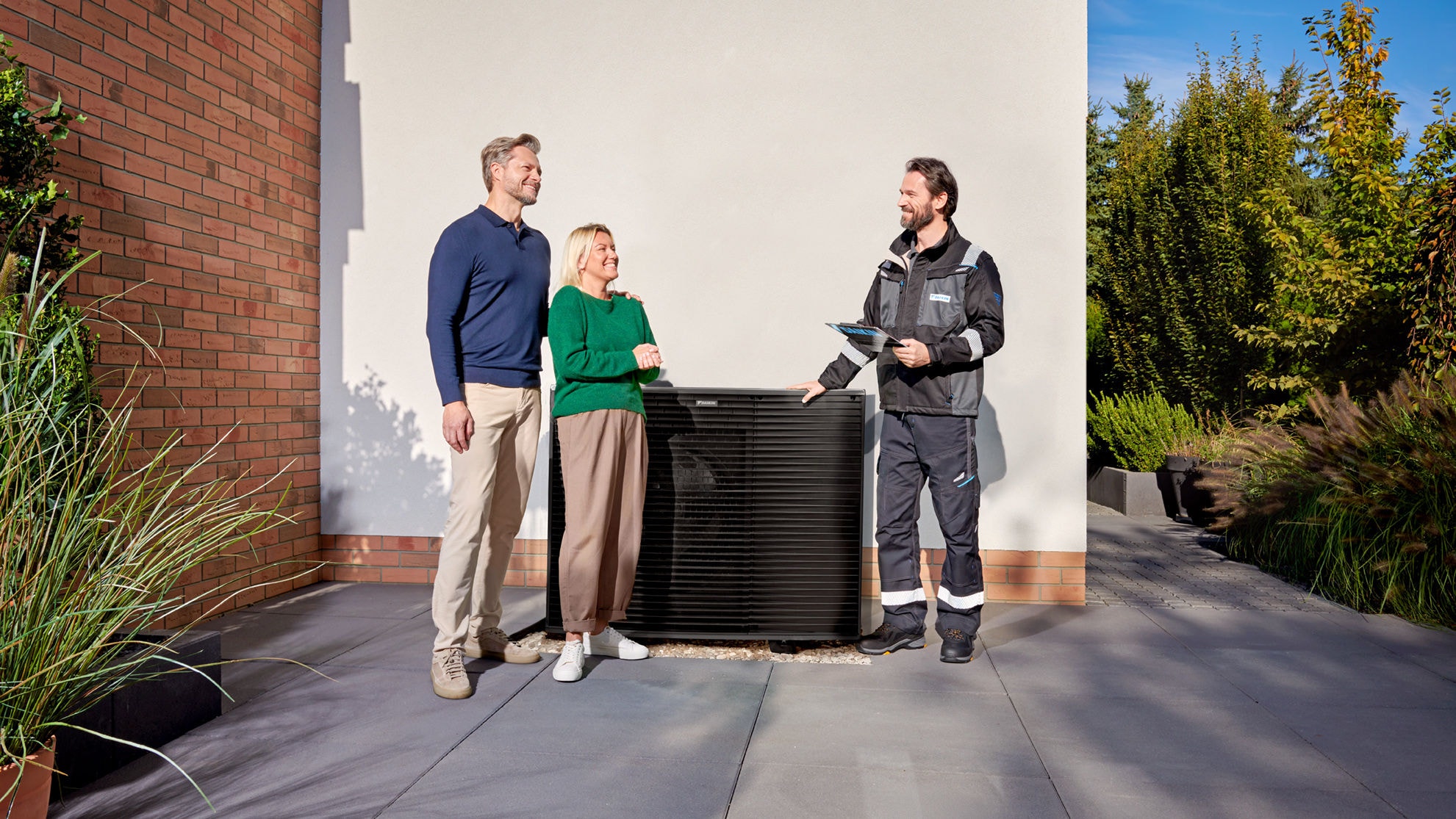Unité extérieure de système Daikin Altherma installé
