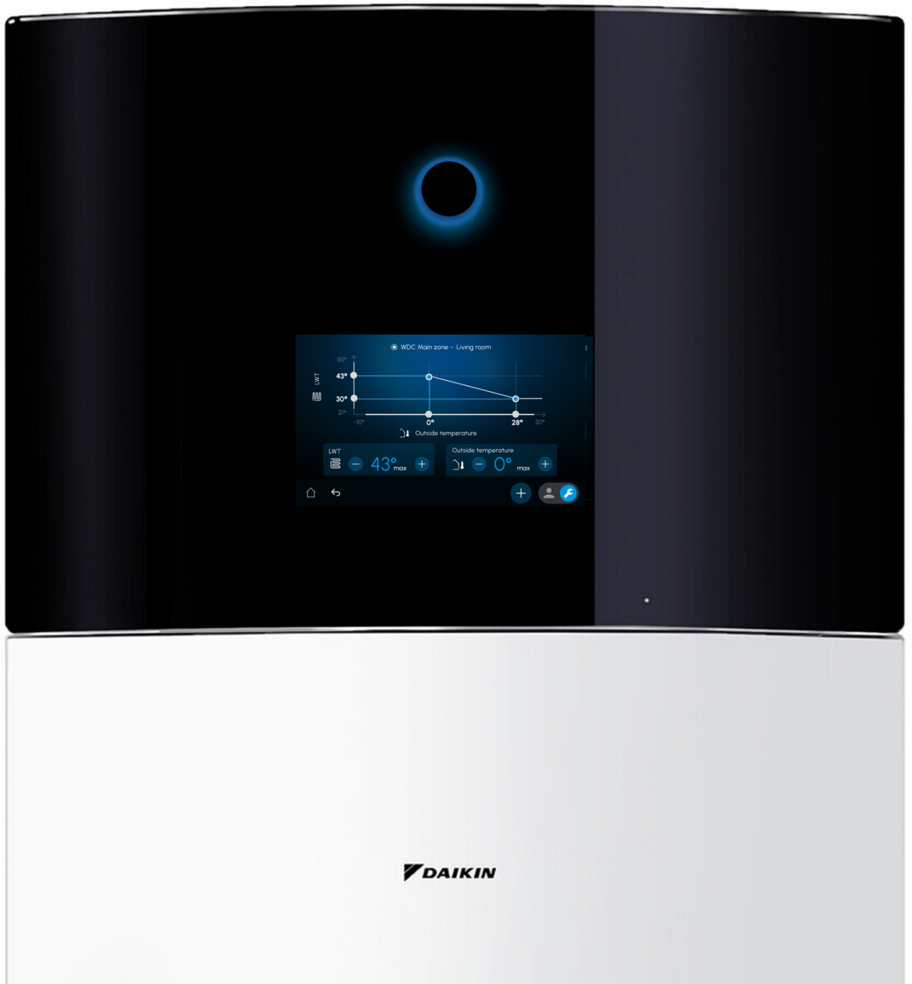 IHM d’écran tactile couleur 5" de Daikin Altherma